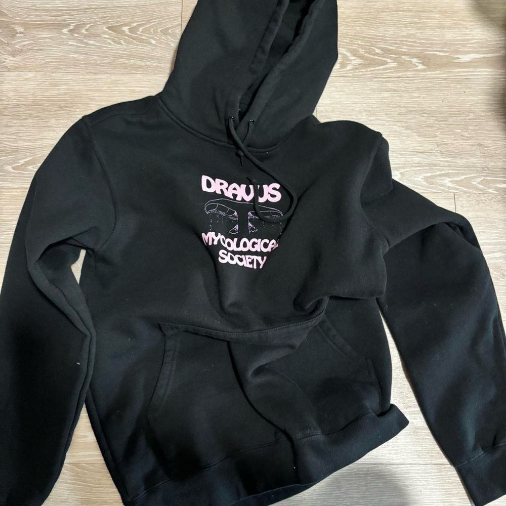 Zumiez Black Hoodie with Pink Graphic